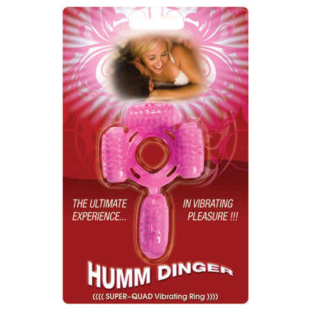 Humm Dinger Super Quad w/4 Motors - Magenta Default Title Love Spark Cove | Intimate Apparel, Pleasure Shop & Free Shipping Toys - Cockrings