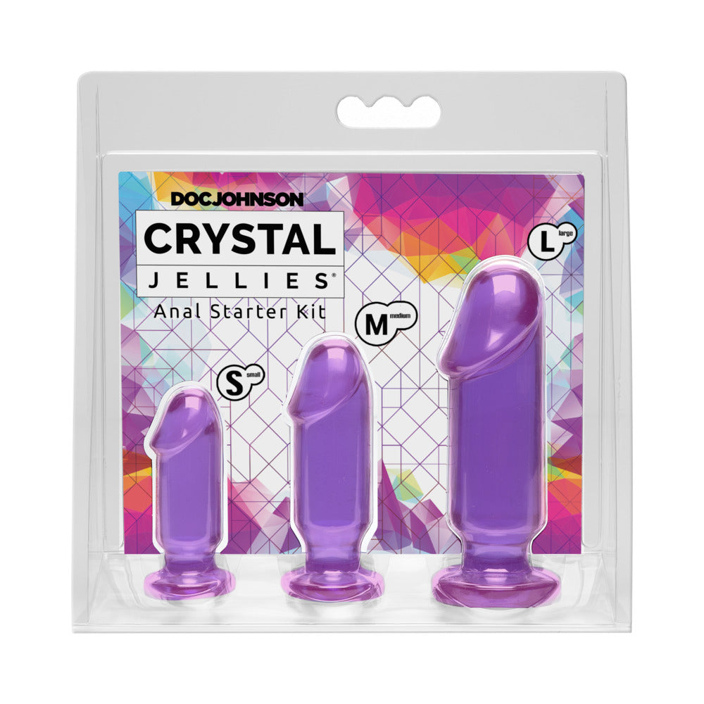 Crystal Jellies Anal Starter Kit Purple