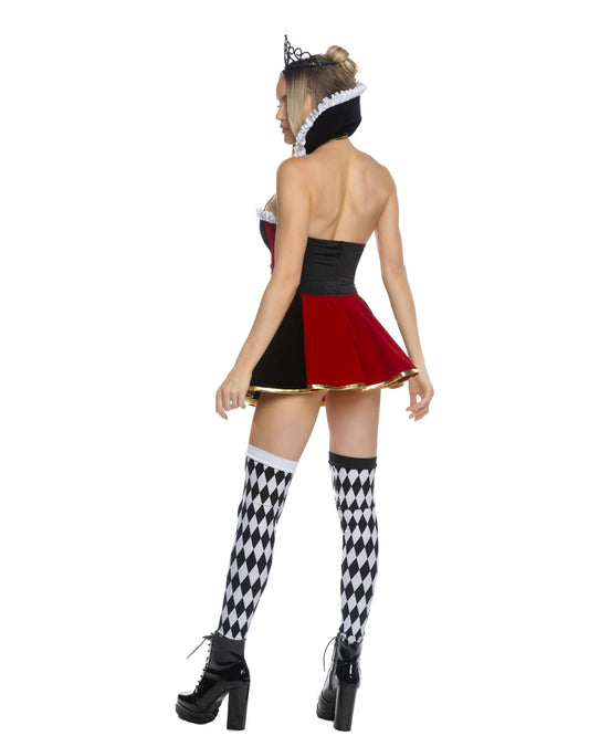 4pc Wonderland Queen Roma Confidential Costume Women - Costumes