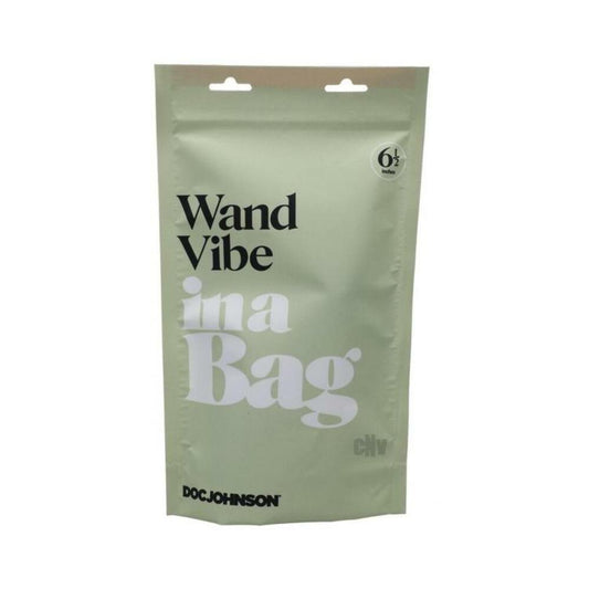 In A Bag Wand Vibrator Black Default Title Doc Johnson Toys - Vibrators