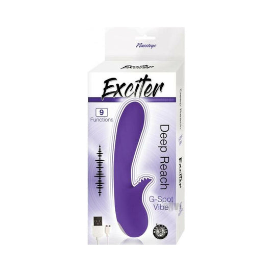 Exciter Deep Reach G-Spot Vibe Purple Default Title Nasstoys Toys - Vibrators
