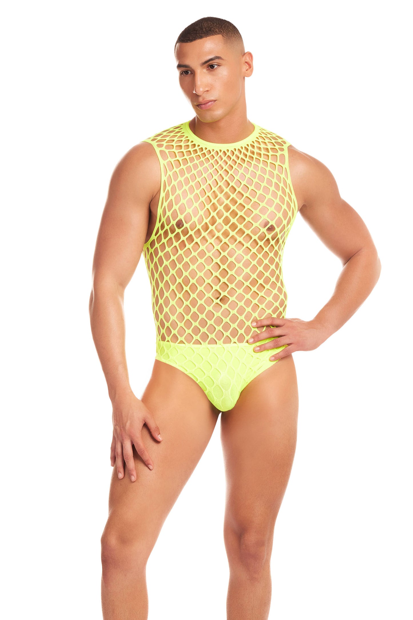 Full Effect 2pc Set - Large/xl - Yellow Default Title Pink Lipstick Men