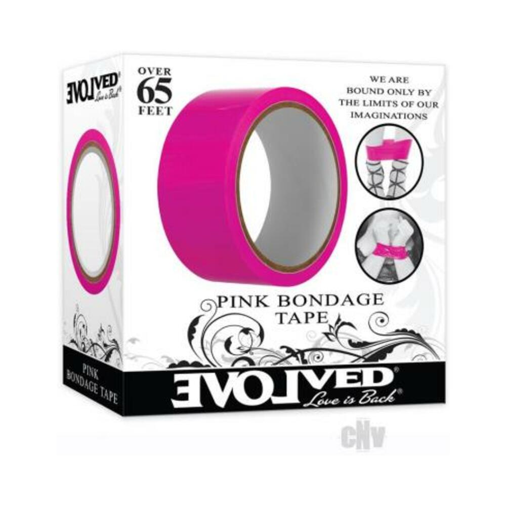 Evolved Bondage Tape 65 Ft. Pink Default Title Evolved Novelties Toys - Fetish