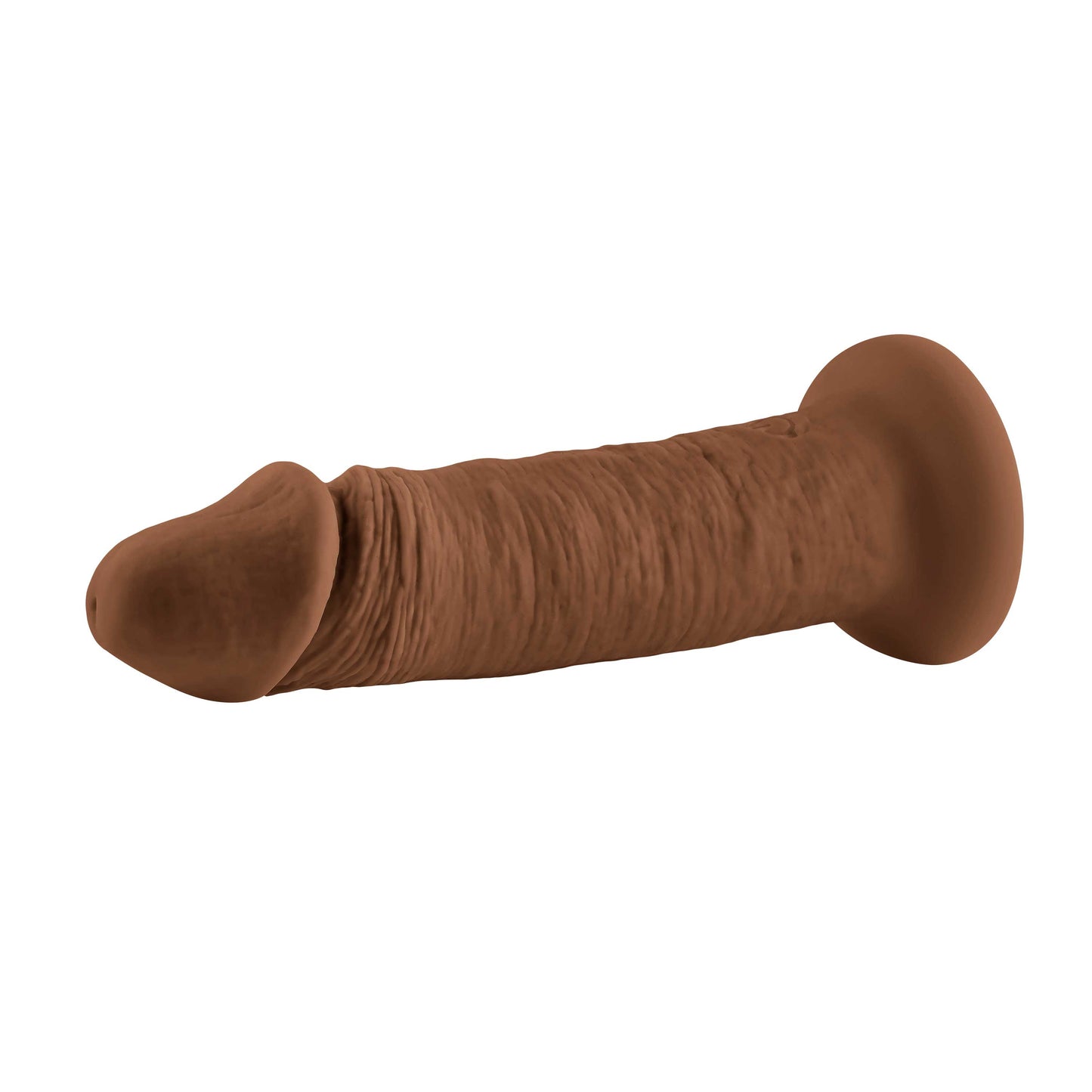 6 Inch Girthy Vibrating Dong - Dark Default Title Evolved Novelties Toys - Dildos