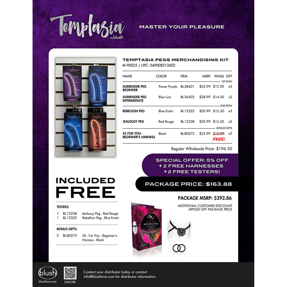 Temptasia Pegs Merchandising Kit