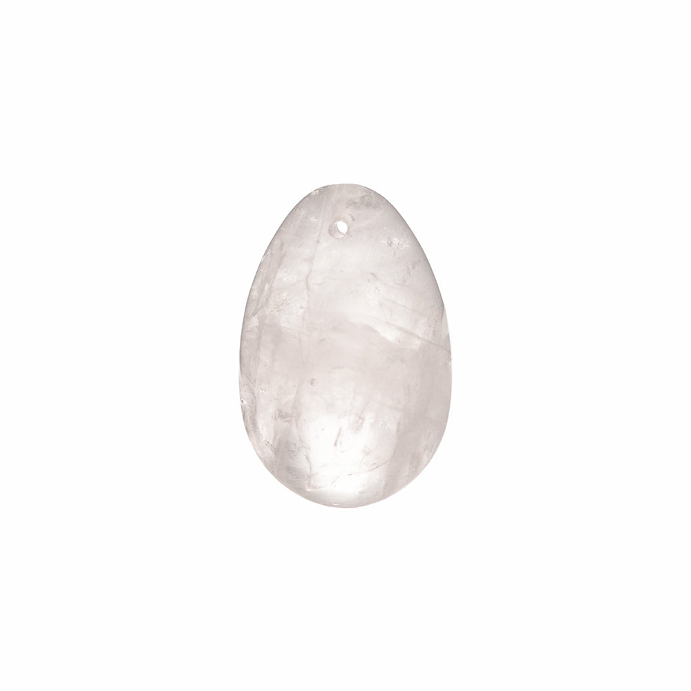 Chakrubs Prism Yoni Egg Clear Quartz (drilled)