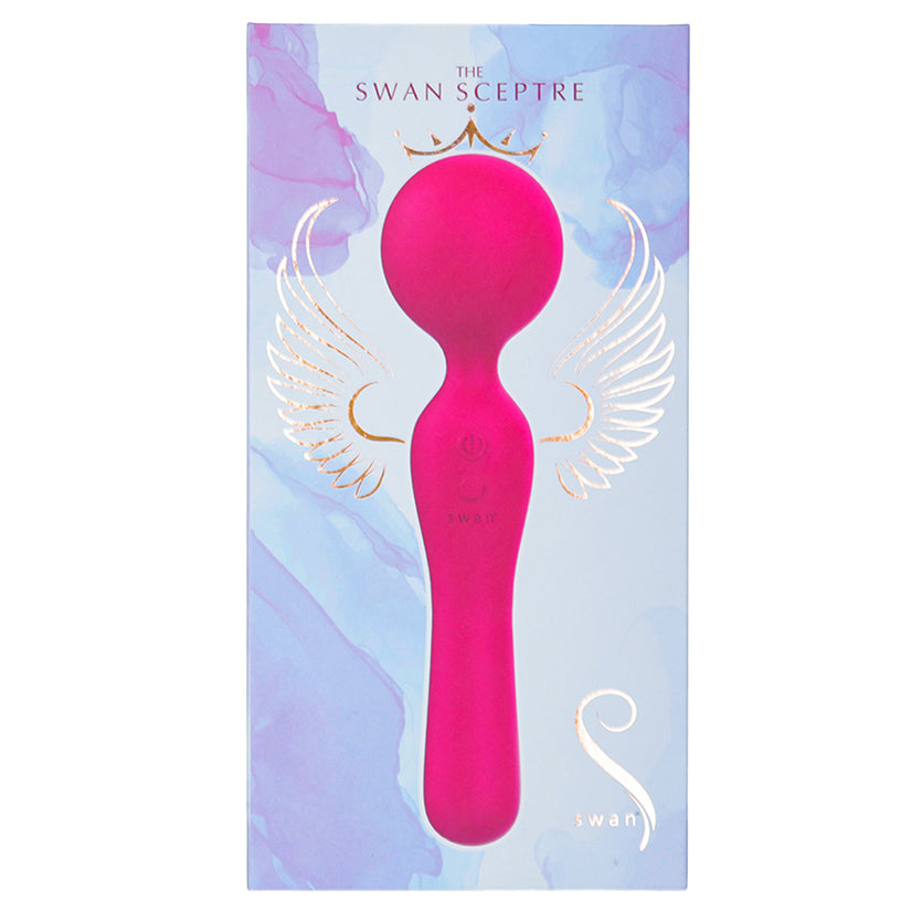 The Swan Sceptre Wand-Magenta