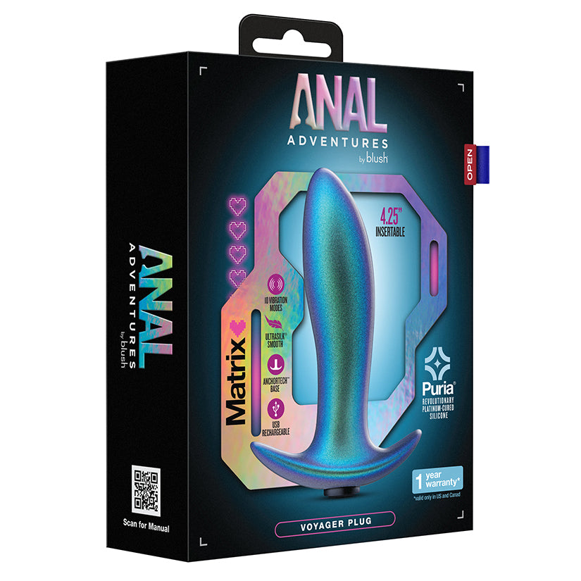 Anal Adventures Matrix Voyager Plug-Neptune Teal