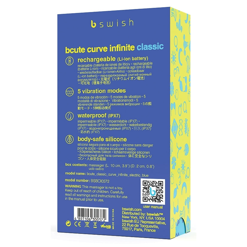 B Swish Bcute Classic Curve Infinite-Electric Blue