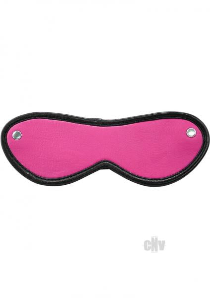 Rouge Leather Blindfold Eye Mask Pink Default Title Rouge Toys - Fetish