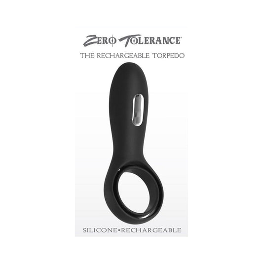 Zero Tolerance The Rechargeable Torpedo Black Default Title Zero Tolerance Toys - Cockrings