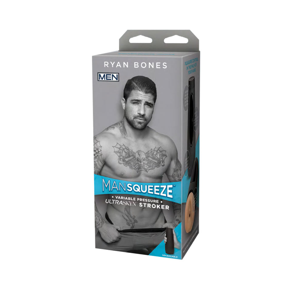 Man Squeeze Ryan Bones Ultraskyn Ass Stroker Default Title Doc Johnson Toys - Masturbators