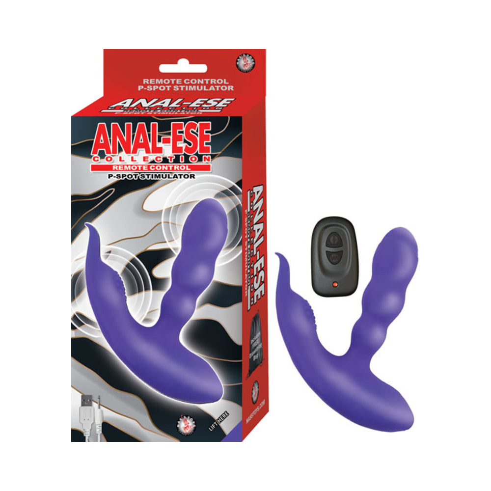 Anal Ese Remote Control P-Spot Stimulator Purple Default Title Nasstoys Toys - Anal Toys