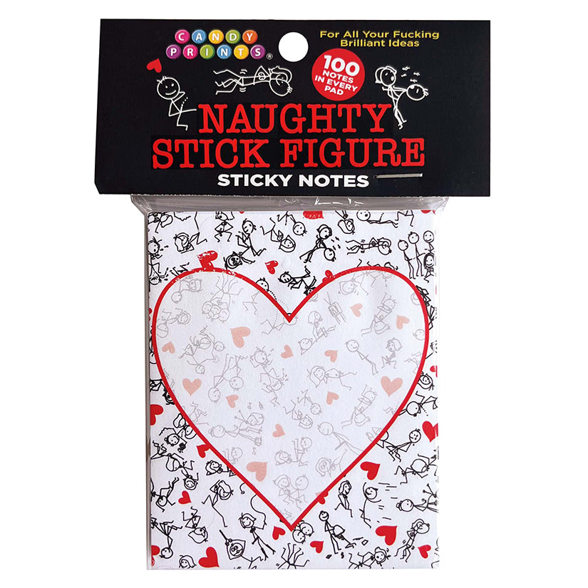 Naughty Stick Figure Sticky Notes