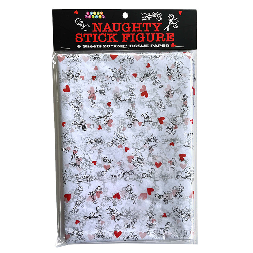 Naughty Stick Figure  Tissue Paper
