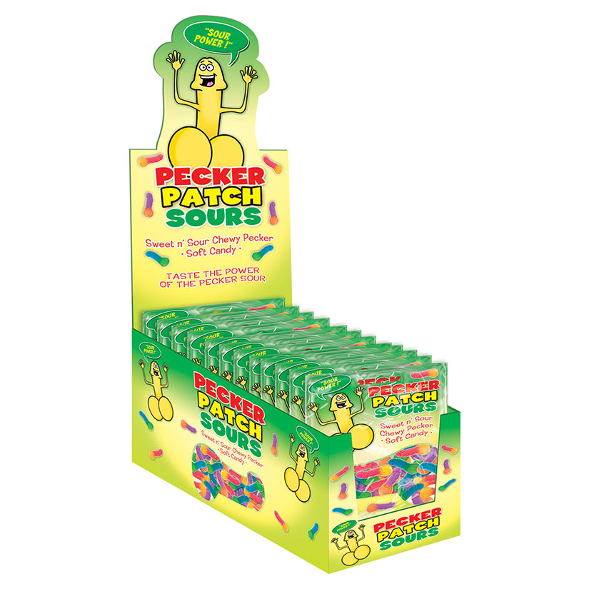 Pecker Patch Sours Display of 12