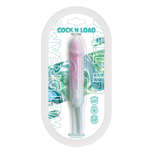 Wet Dreams Cock N Load Penis Shape Vibrating Cock Ring Default Title Hott Products Toys - Cockrings