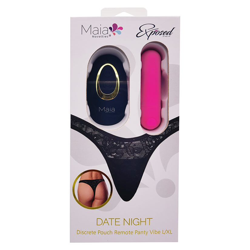 Maia Date Night Jessi Remote Panty Vibe LXL