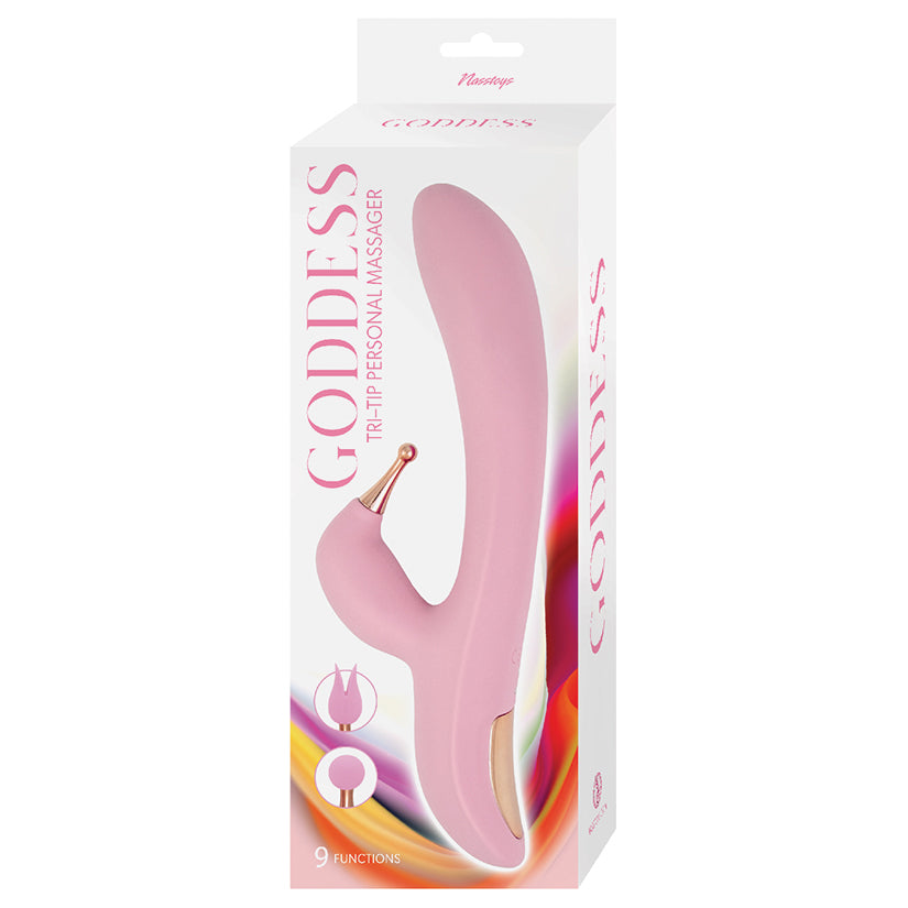 Goddess Tri Tip Personal Massager-Pink