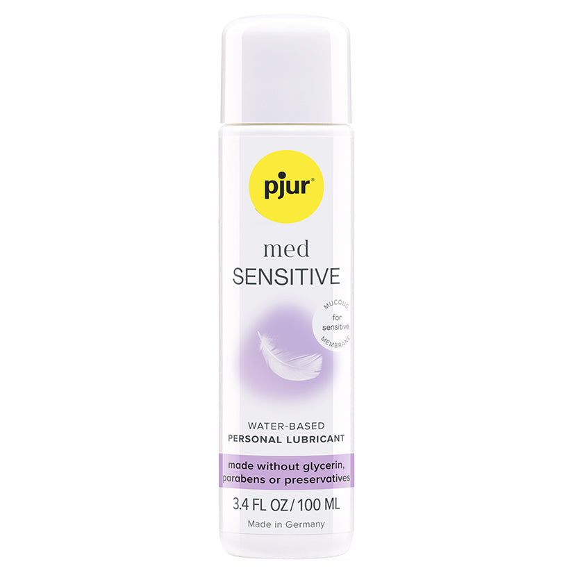 pjur med SENSITIVE Glide Water-based Intimate Personal Lubricant 3.4oz