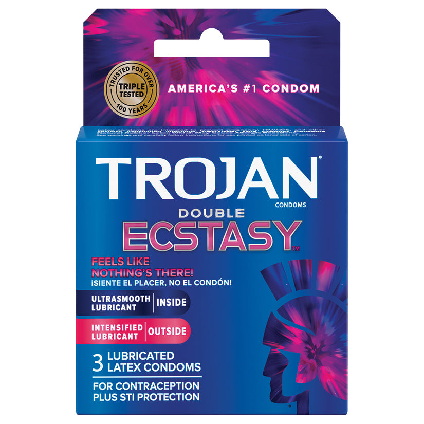 Trojan Double Ecstasy (3 Pack) Default Title Paradise Marketing Health - Condoms