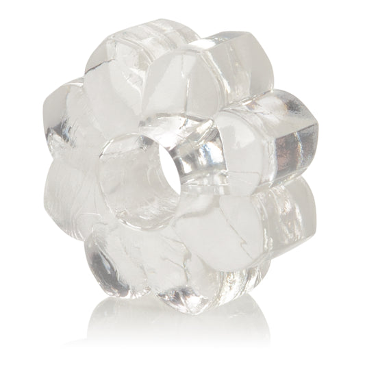 Basic Essentials 4 Pack - Clear Default Title CalExotics - California Exotic Novelties Toys - Cockrings