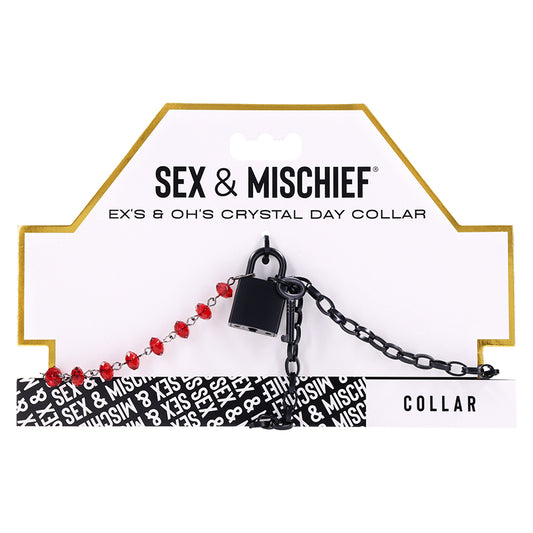 Ex's & Oh's Crystal Day Collar Default Title Sportsheets Toys - Fetish