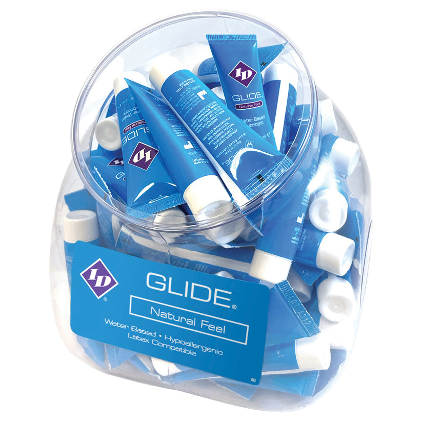 ID Glide Natural Feel Lubricant 12ml Tubes Bowl of 72