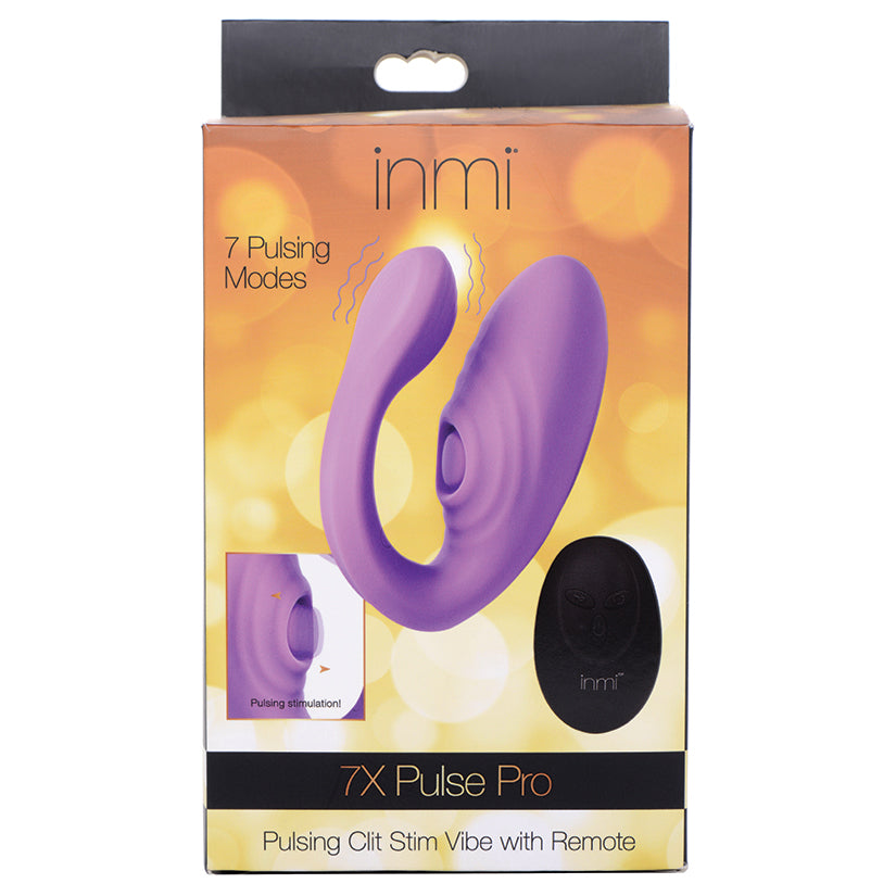 Inmi 7x Pulse Pro Pulsing Clit Stim Vibe with Remote XR Brands Toys - Vibrators