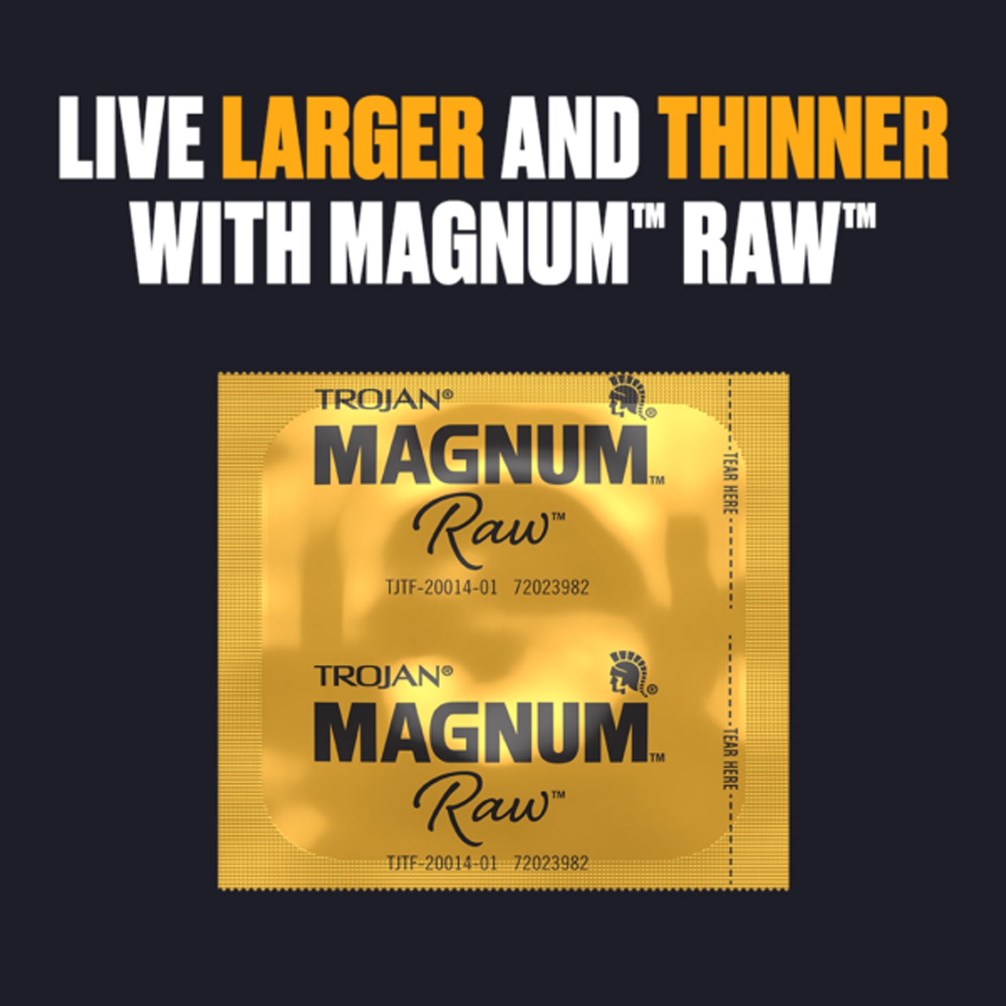 Trojan Magnum Raw 3 Ct Condoms Default Title Paradise Marketing Health - Condoms