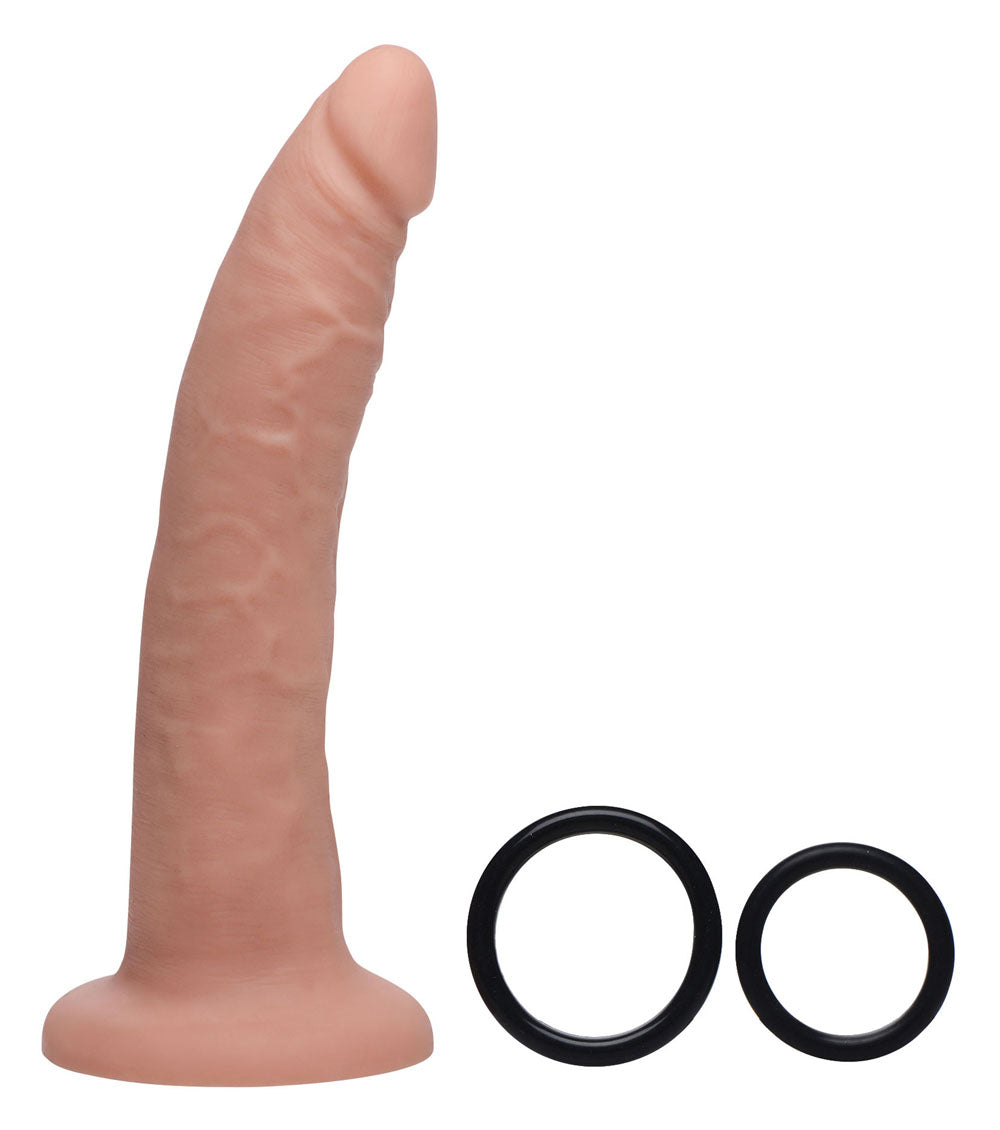 Charmed 7.5 Inch Silicone Dildo With Harness Default Title XR Brands Toys - Fetish