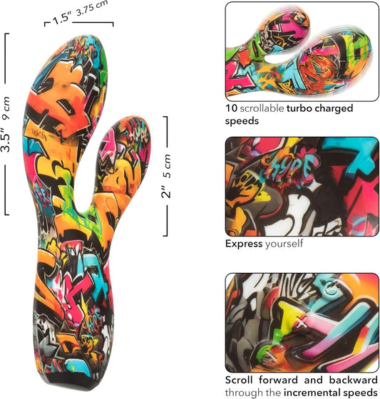 Hype Dual Stim Multicolor CalExotics - California Exotic Novelties Toys - Vibrators