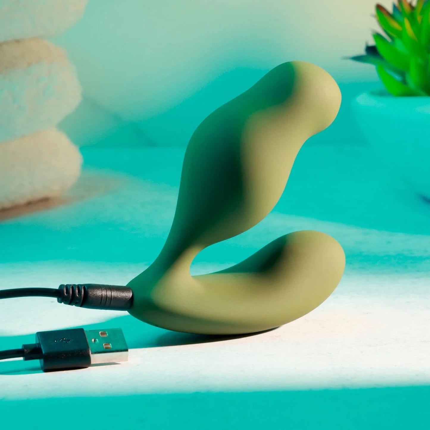Zero Tolerance The Sergeant Rechargeable Vibrating Prostate Anal Vibe Silicone Green Zero Tolerance Toys - Anal Toys