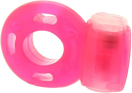 Foil Pack Vibrating Ring - Pink CalExotics - California Exotic Novelties Toys - Cockrings