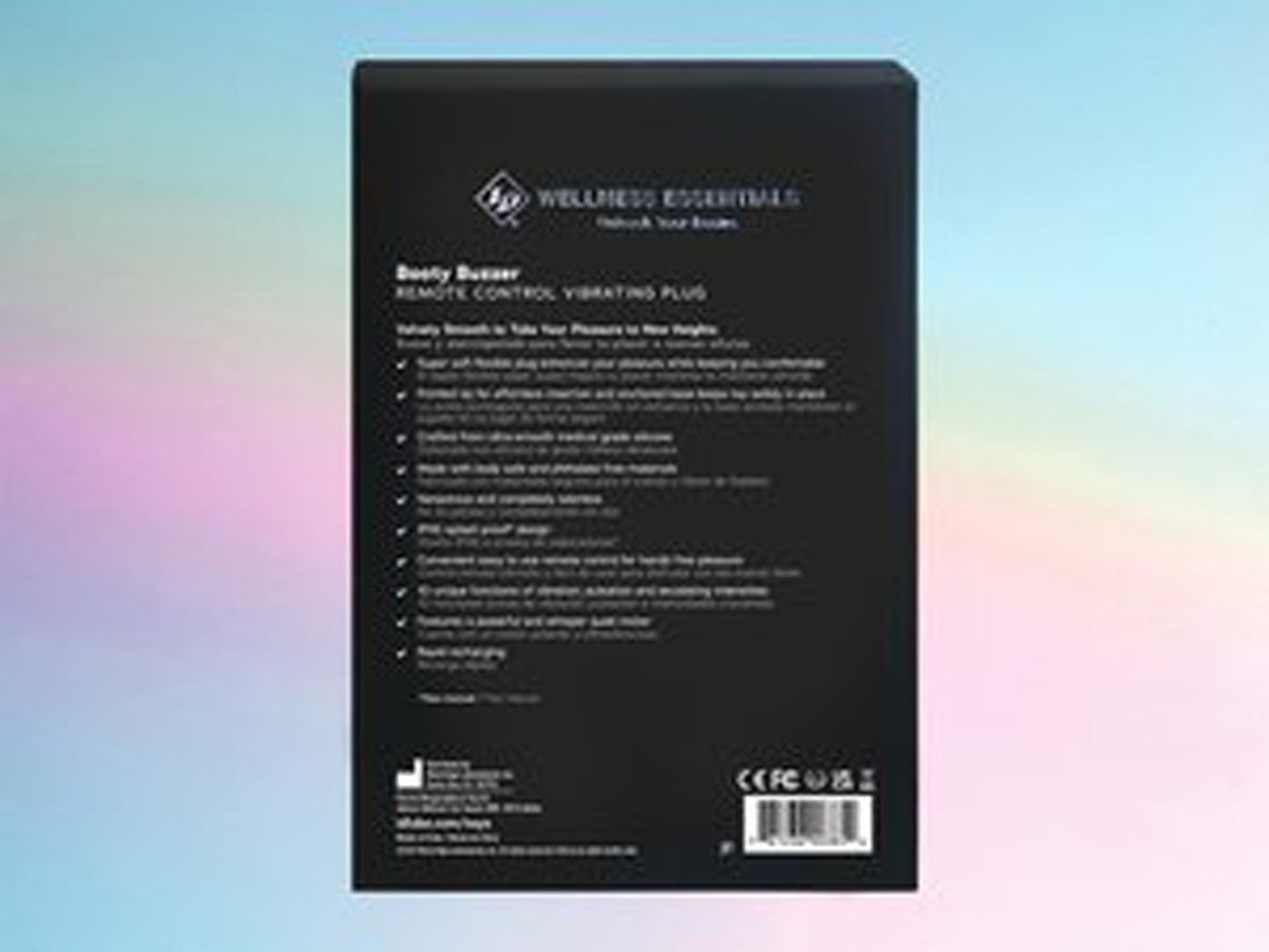 BOOTY BUZZER REMOTE CONTROL VIBRATING PLUG ID Lubricants Toys - Vibrators