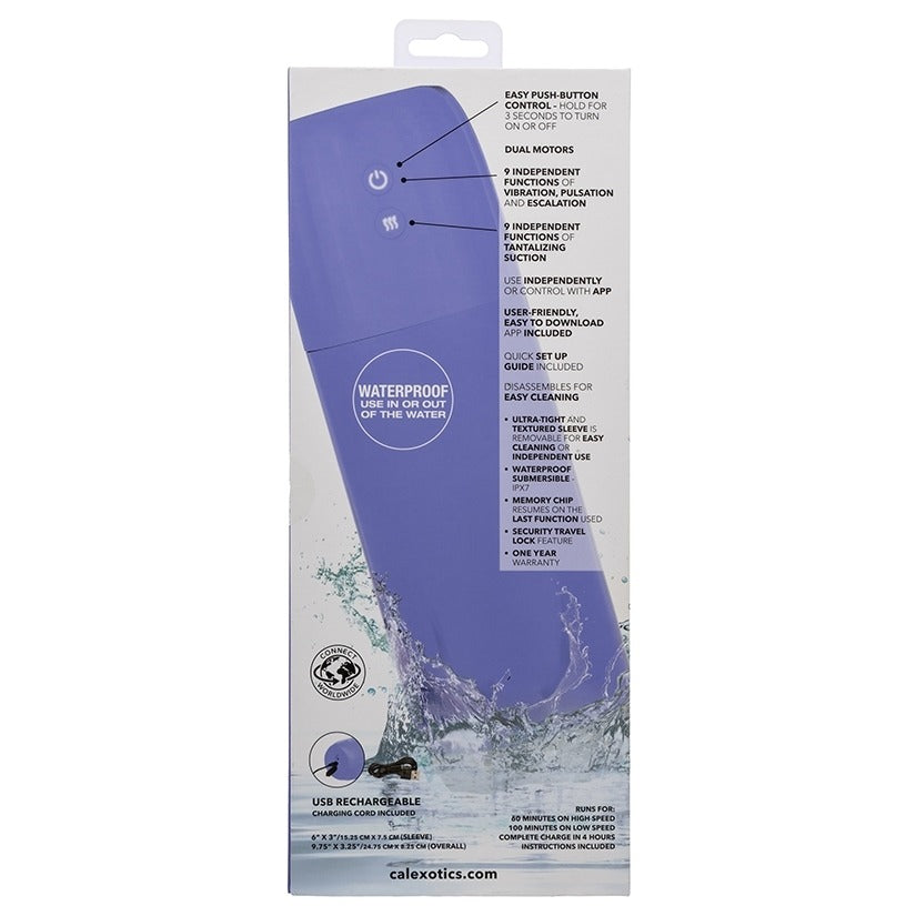 Cal Exotics Connect Stroker with Vibration and Suction CalExotics - California Exotic Novelties Toys - Masturbators