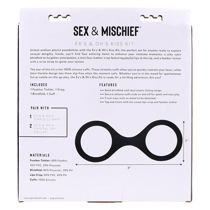Ex's & Oh's Kiss Kit Sportsheets Toys - Fetish