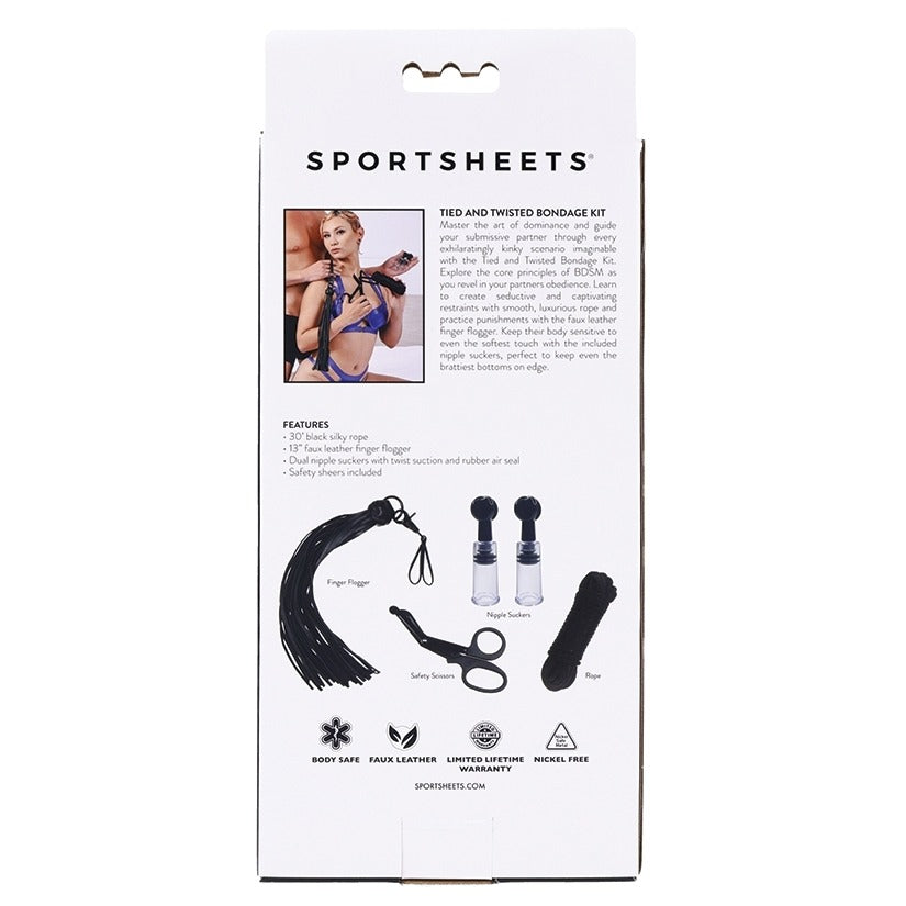 Sportsheets Tied and Twisted Bondage Kit Sportsheets Toys - Fetish