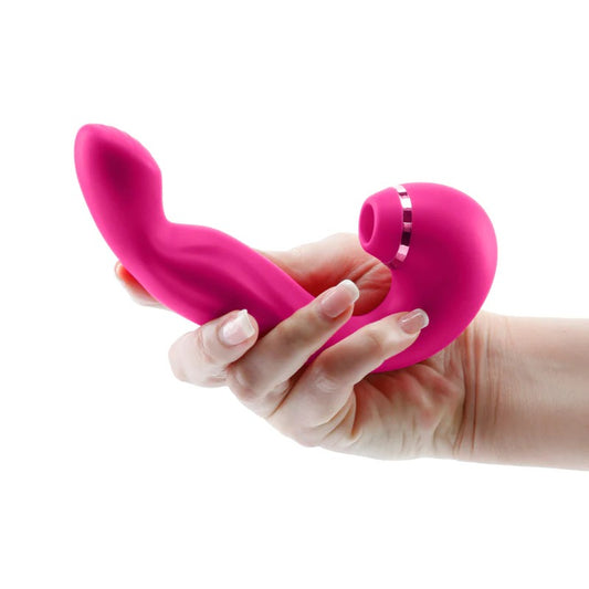 Inya Symphony Suction Dual Stimulator Pink Inya Toys - Vibrators
