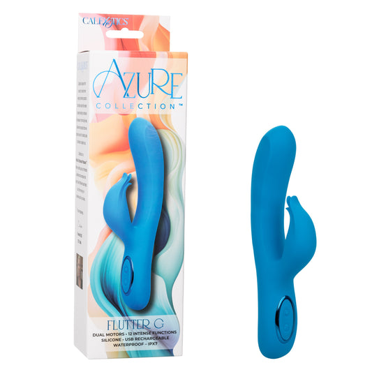 Azure Coll Flutter G Blue CalExotics - California Exotic Novelties Toys - Vibrators