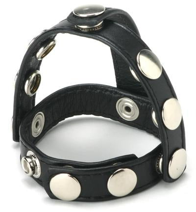Strict Leather Snap-on Cock And Ball Harness Strict Leather Toys - Cockrings