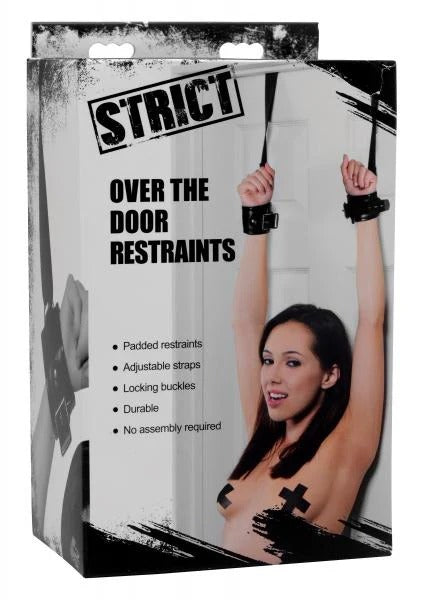 Deluxe Over The Door Restraint System Black Strict Toys - Fetish