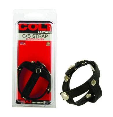 Colt Leather H-Piece Divider Colt Toys - Cockrings