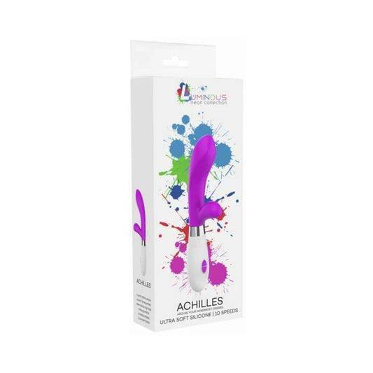 Luna Neon Achilles Ultra-soft Silicone Dual Stimulator Fuchsia Nasstoys Toys - Vibrators