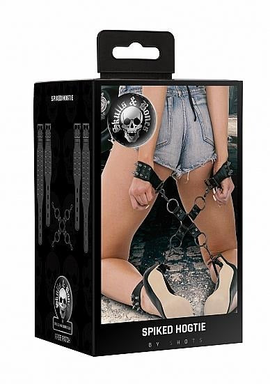 Ouch! Skulls And Bones Hogtie With Spikes Black Shots America Toys - Fetish