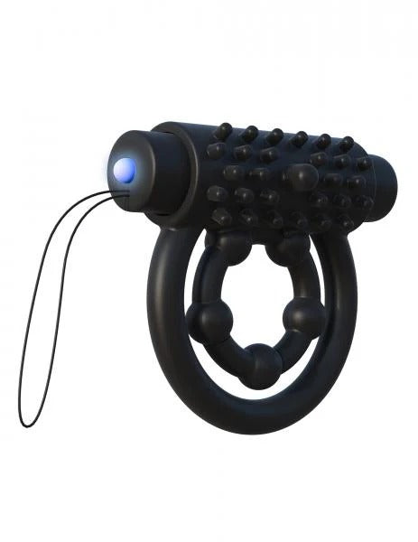 Fantasy C-Ringz Remote Control Performance Pro Black Pipedream Products Toys - Cockrings