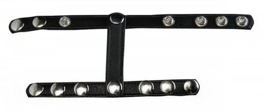 Strict Snap On Cock And Ball Harness Black Strict Toys - Fetish