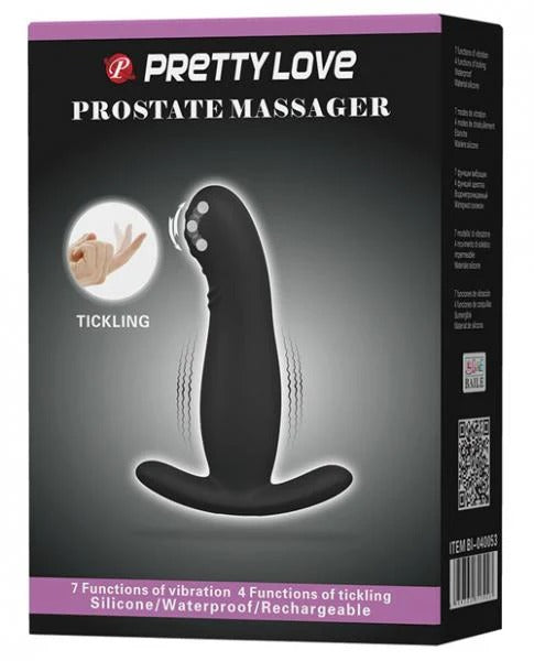 Pretty Love Vibrating Prostate Massager 7 Function Black Pretty Love Toys - Anal Toys