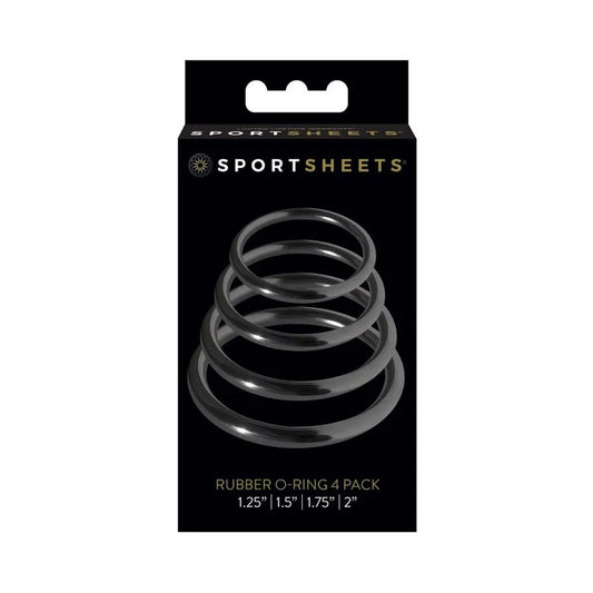 Sportsheets Rubber O-Rings-Set of 4 Sportsheets Toys - Cockrings