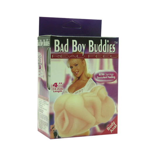 Bad Boy Buddies Real Feel Body Anal Stroker Beige Golden Triangle Toys - Masturbators